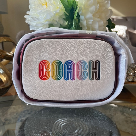 Coach Mini Jamie Camera Bag With Rainbow Coach Crossbody Bag pride - Picture 3 of 12